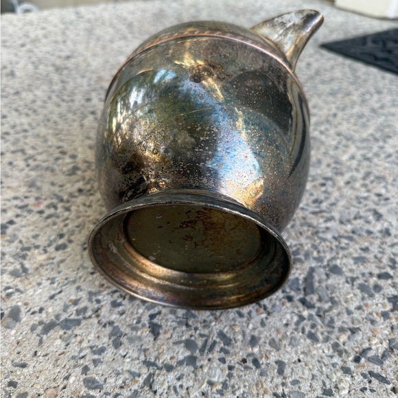 Antique Silver & Copper Pitcher - Picture 7 of 8